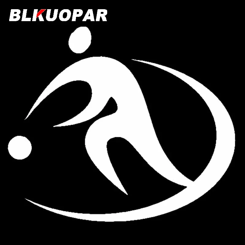 BLKUOPAR Stylized Athletes Car Stickers Sunscreen Decals Fashionable Scratch-Proof Vinyl Material Waterproof Suitcase Decor