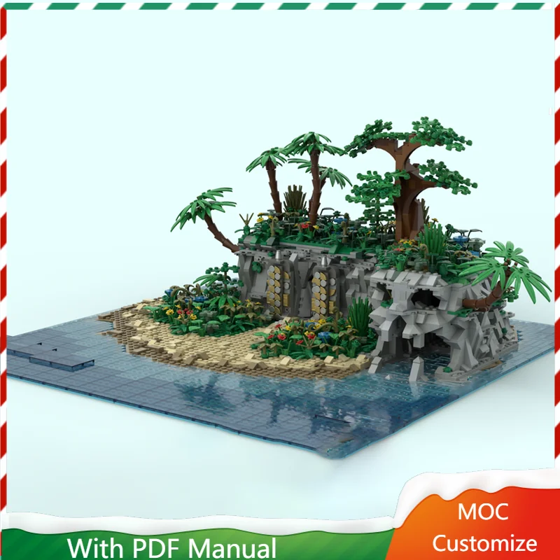 

2855 шт. средневековый роскошный скелет остров сцена строительный блок настроить Diy образование сборка детские игрушки подарок-сюрприз на день рождения