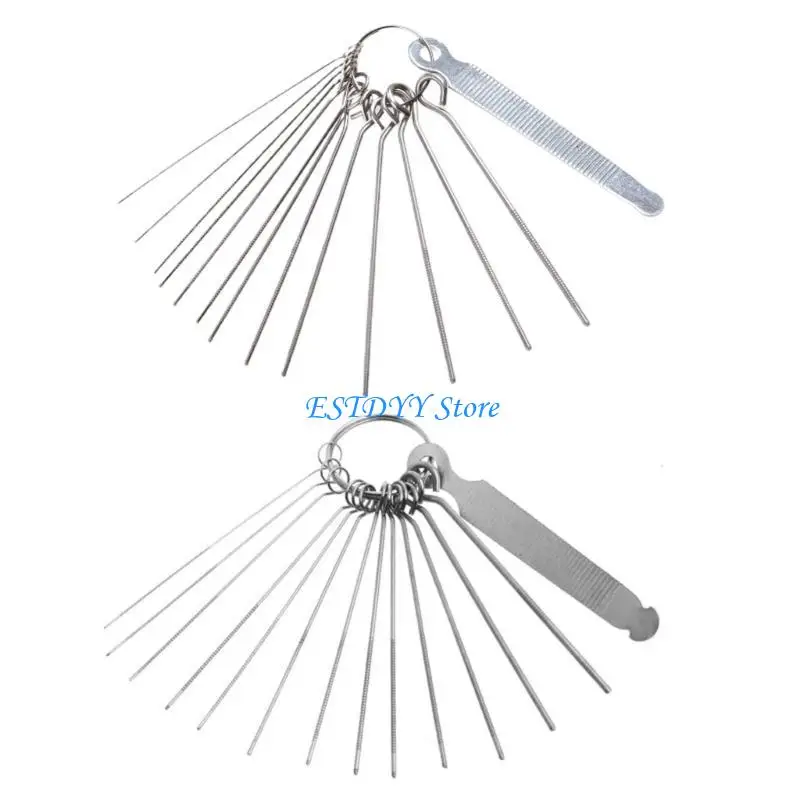 

G6DE Guitar Nut Slotting File Rods Slot Filing Set Luthier Replacement Accessory