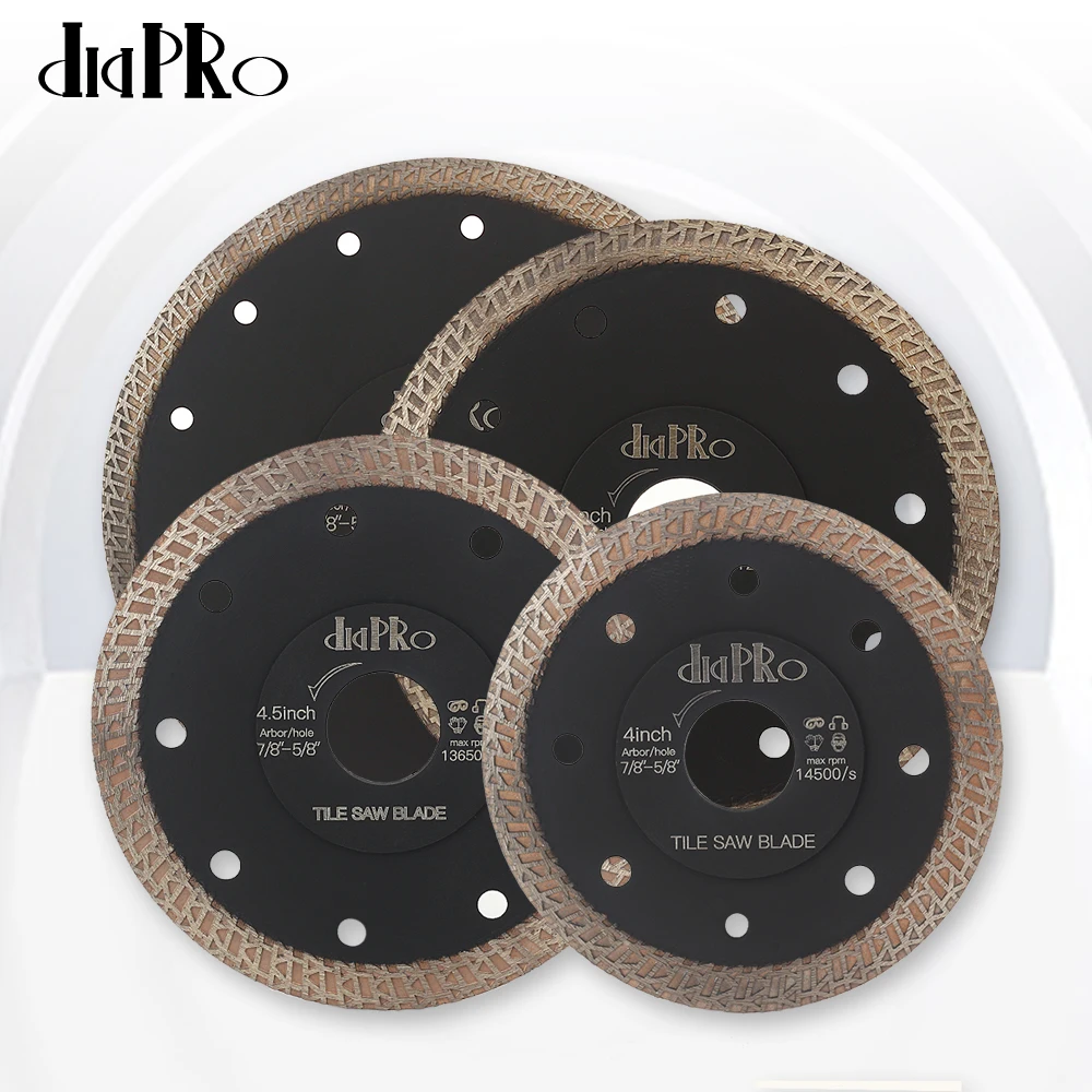 

D105-180mm turbo Continuous Rim Diamond Blade Tile Blade For Porcelain Granite Marble Engineered Stone and Glazed Ceramic Tile