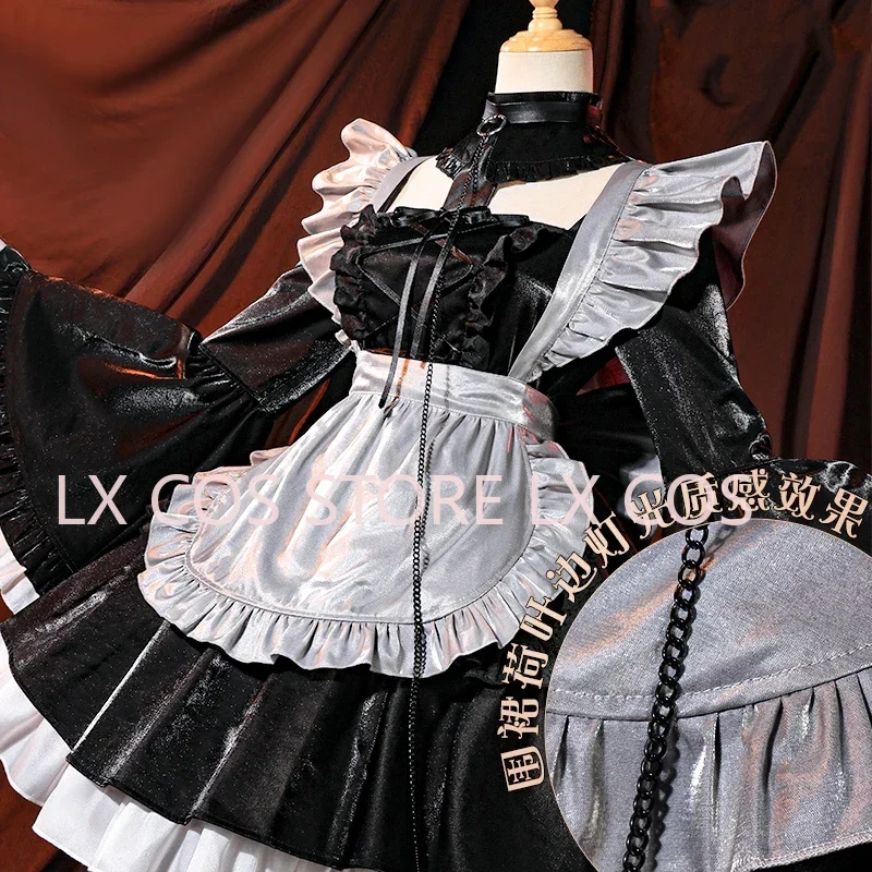 Marin Kitagawa delantal de sirvienta Lolita, disfraces de Anime para Halloween, ropa para mujeres y niñas