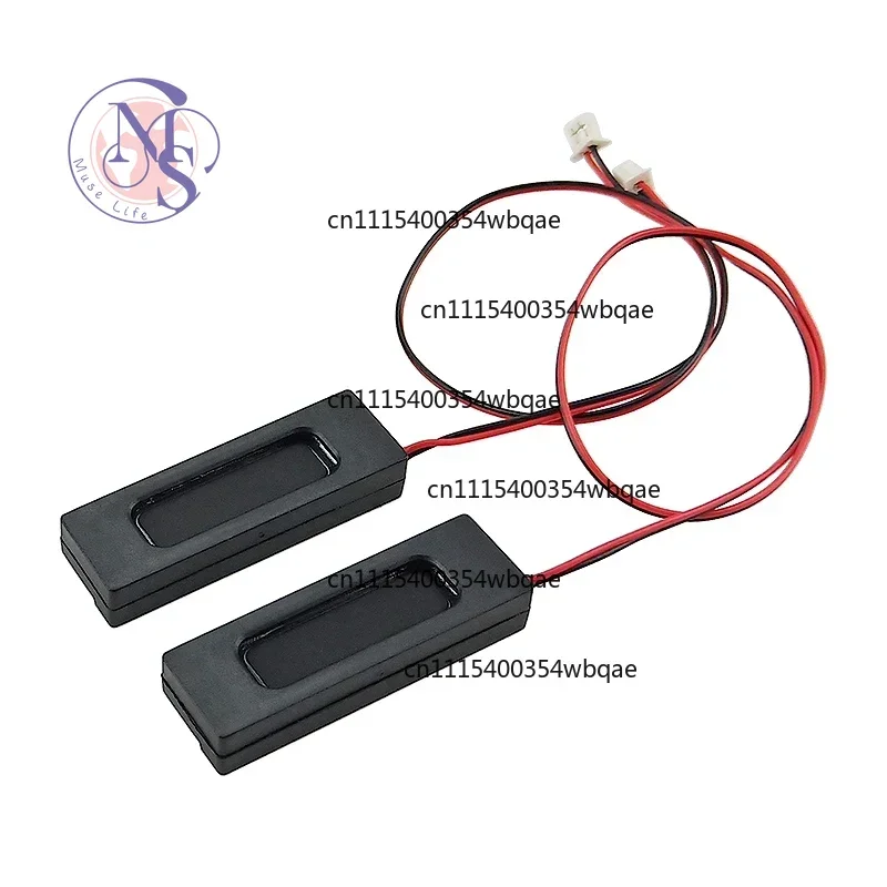 ZOCI-Mini Speaker Cavity Loudspeaker 8Ohm 1W Speaker Unit For Flat machine 34.8mm*11.2mm*6.0mm 2PCS