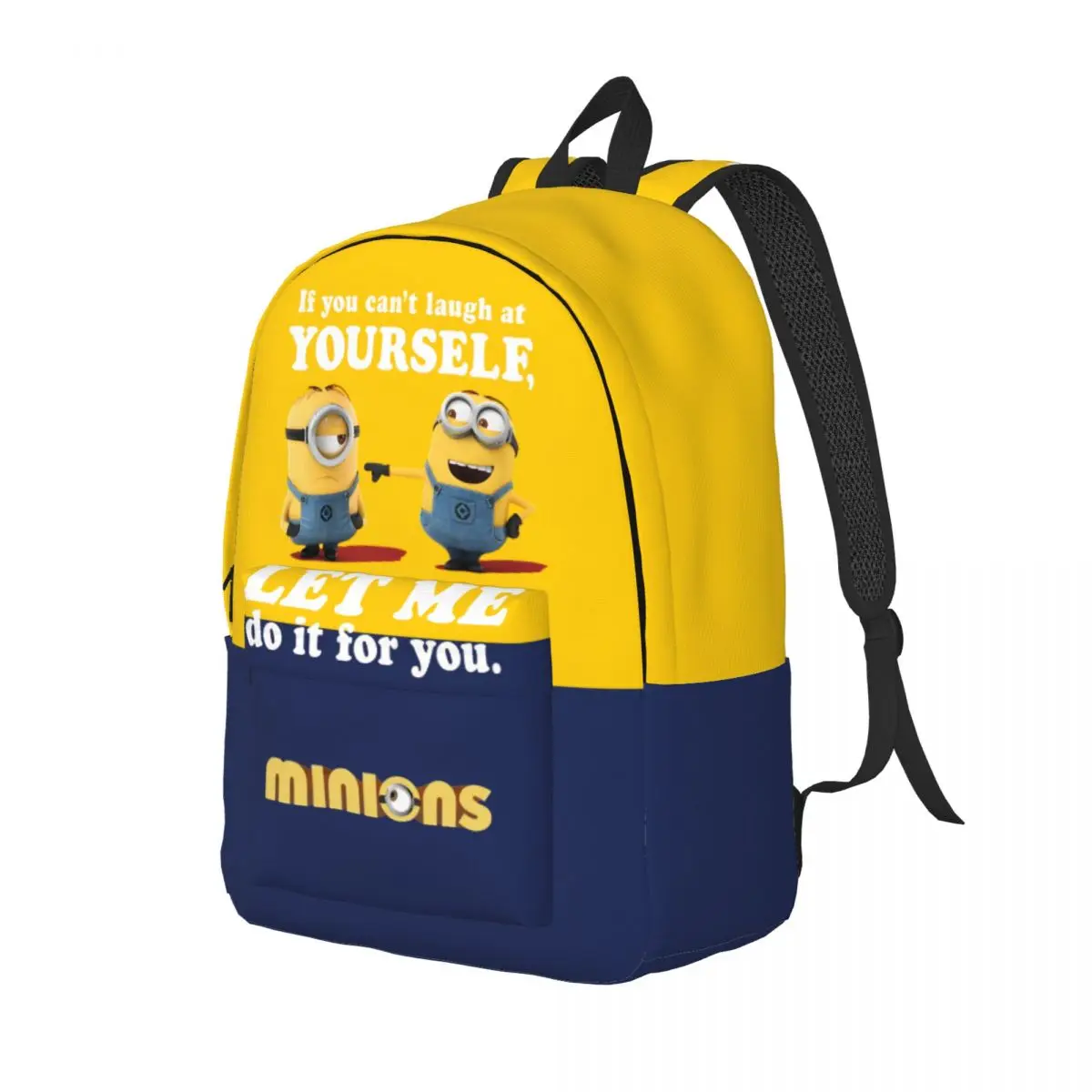 Solid Minions If You Can't Laugh At Yourself Let Me Do It For You Knapsack High School Despicable Me Minions For Kid Bag Gift