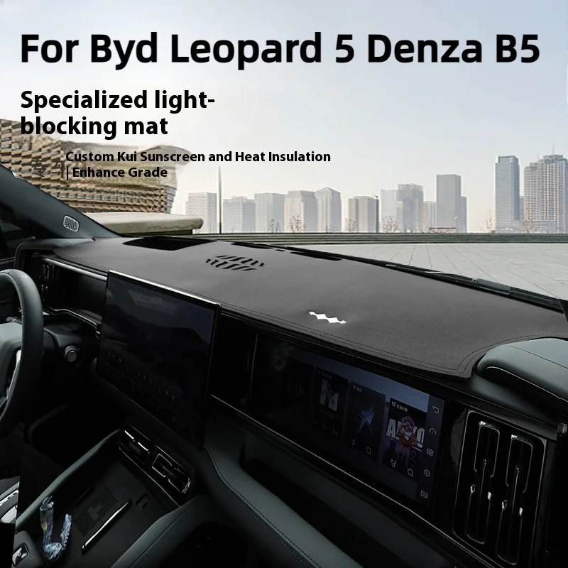 

Для BYD Leopard 5 Denza B5, чехол для приборной панели, коврик для приборной панели, антибликовая защита от солнца, защита от растрескивания, аксессуары для внутренней декоративной панели