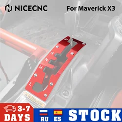 For CAN AM Shift Shifter Gate Plate Panel Cover Guard Protector UTV for Can-Am Maverick X3 Max R 4x4 Turbo DPS 2017-2023 2019