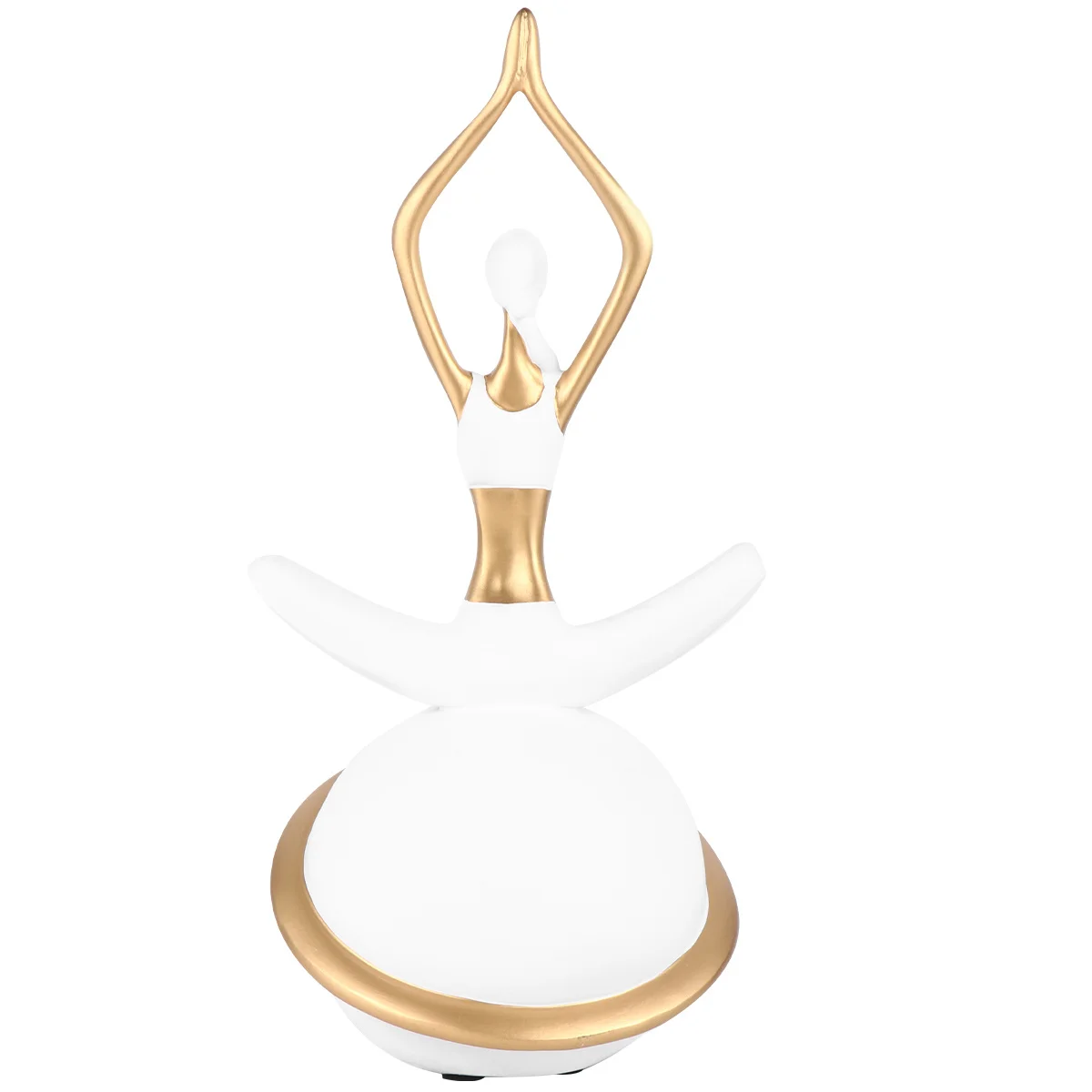 

Vintage Resin Yoga Girl Decor Adorable Creative Craftsmanship Home Office Bar Cafe Cabinet Decoration White Yoga Girl Decor