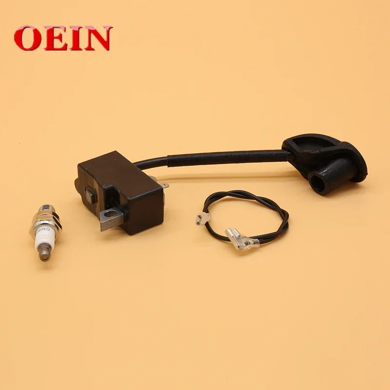 

Ignition Coil Module Spark Plug Fit For STIHL FS87 FS90 FS100 FS130 HL95 HL100 HT100 HT101 KM90 KM130 Brushcutter Replace Parts