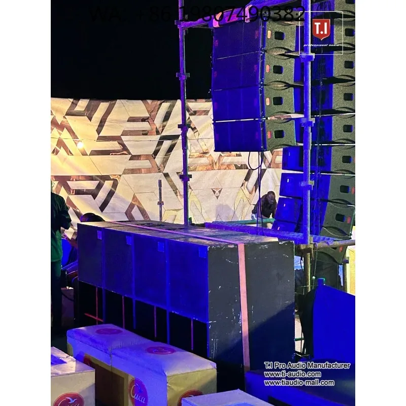 Dual 10 Inch Premium Dynamic Tone For Concert Stage Metal Shell Clear Sound Ideal For Live Show