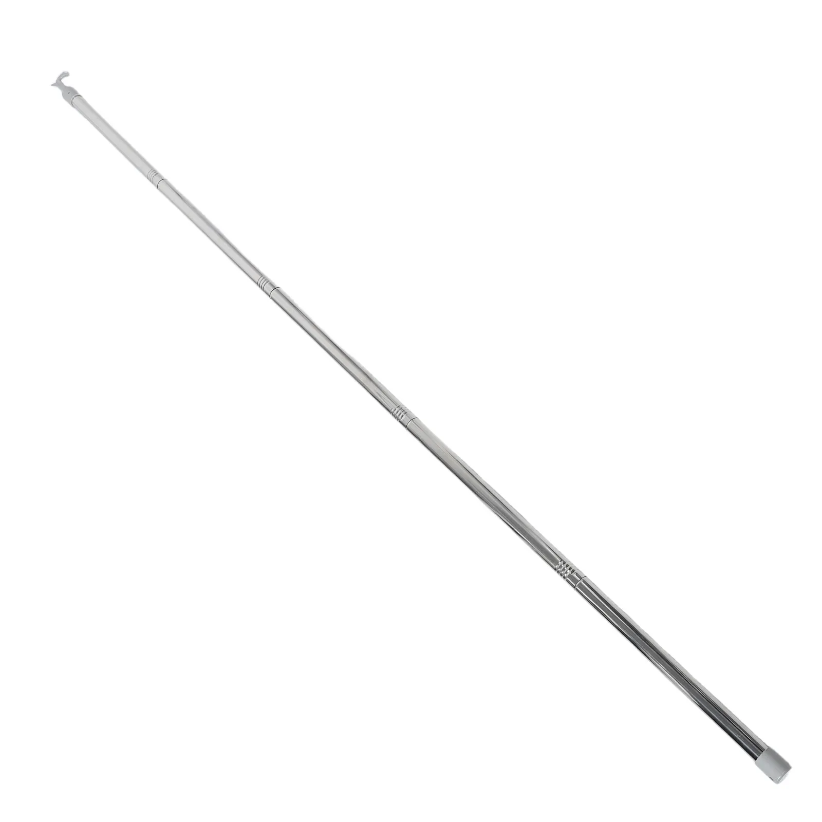 

Adjustable Skylight Pole with Hook 2M Telescoping Stainless Steel Window Shade Rod for High Windows Attic Loft Awning Blind Pull