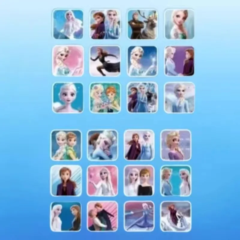 7 أنماط ديزني الإسقاط مصباح يدوي أنيمي الأجهزة الطرفية المجمدة ميكي ماوس لطيف متوهجة عرض الشرائح لعب الأطفال هدايا عيد ميلاد