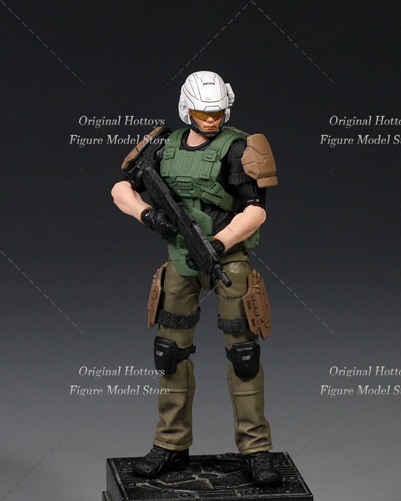 In Stock 1/18 Scale Male Soldier Halo Reach Sci-Fi Worrior Marine Corps About 10.5cm Full Set 3.75-inch Action Figure Doll