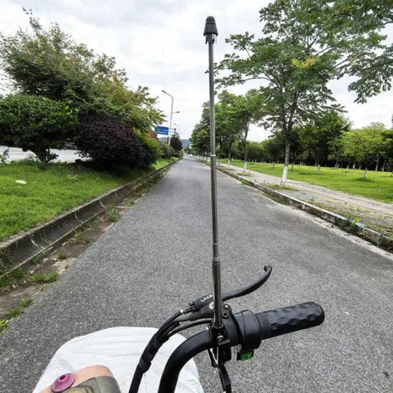 

Motorcycle Scooter Anti-Cutting Throat Antenna, Flagpole Anti-wire Cutting Device for Riding Modification, 1 Set