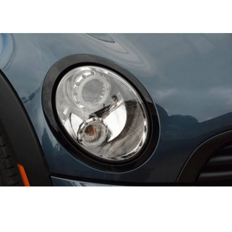 For Mini Cooper R50 / R52 Head Light covers Gloss Black and Silver Gloss de-chrome blackout 2001-2006