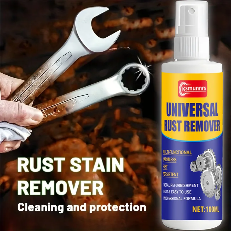 Powerful Metal Rust Remover - Heavy-Duty Lubricant & Screw Loosener for Car Bike Household