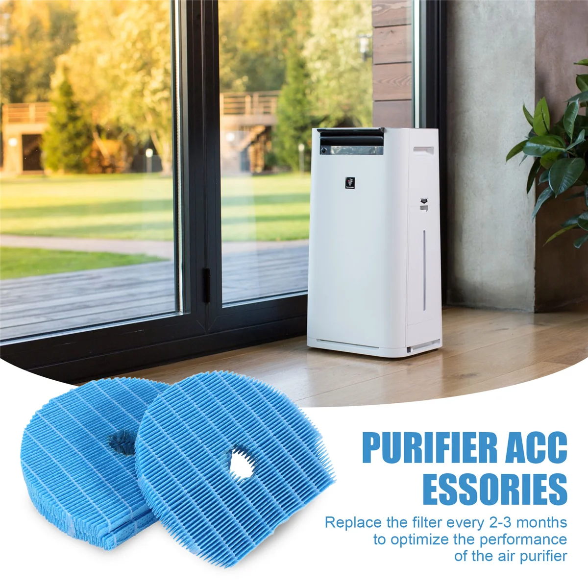 HOT 3Pcs for Sharp FZ-G60MFE Humidifier Filter Replacement, Suitable for KC-JH50T-W KC-JH60T-W KC-JH70T-W