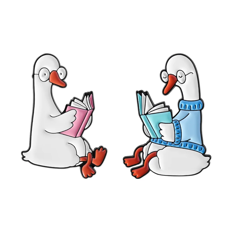 Брошь-для-чтения-«Глупый-гусь»-для-влюбленных-эмалированные-булавки-мультяшный-милый-гусь-пара-брошей-для-чтения-значок-на-лацкане-для-рюкзака-забавные-ювелирные-изделия-подарок