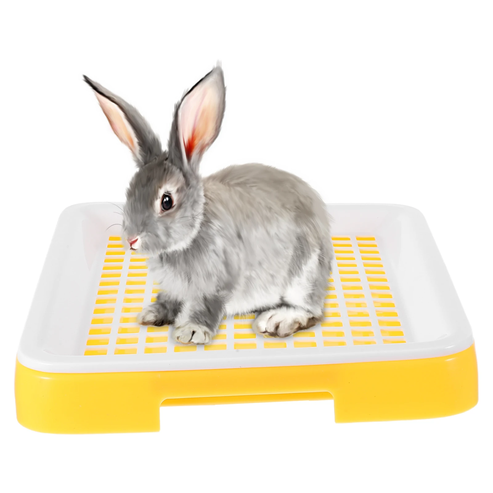 

Rabbit Chinchilla Toilet Bunny Potty Trainer Pet Supplies Plastic Litter Pan Hamster Training Ferret Tray