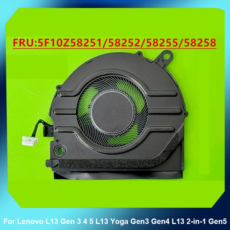 Nuevo ventilador de refrigeración para ordenador portátil, refrigerador para Lenovo L13 Gen 3 4 5 L13 Yoga Gen3 Gen4 L13 2 en 1 Gen5