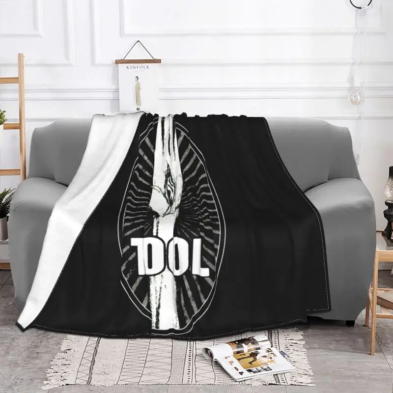 Tool Band Eye In Hand Logo Blanket Luxury Comfort Dual Purpose Sofa Dedicated Home Decotation