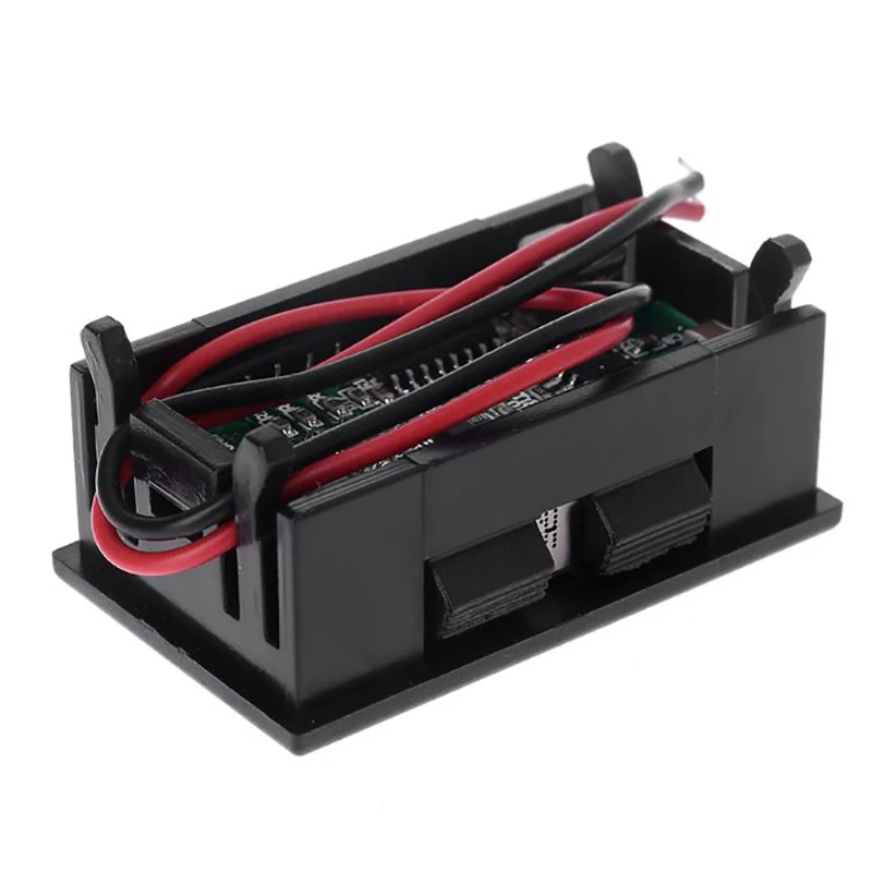 Voltmètre numérique pour voiture et moto, tension, compteur de panneau de batterie, pipeline USB 5V, 12V