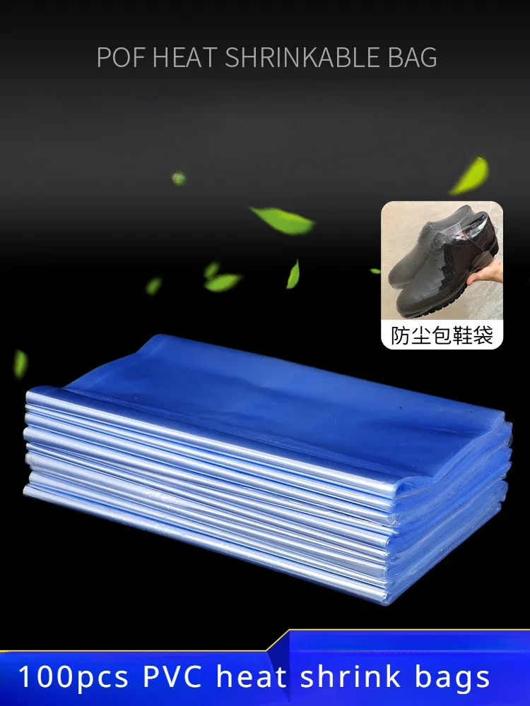 100/200pcs PVC Heat Shrink Bag Remote Control Shoe Book Moisture-proof Protective Film  Transparent Waterproof Sealing Membrane