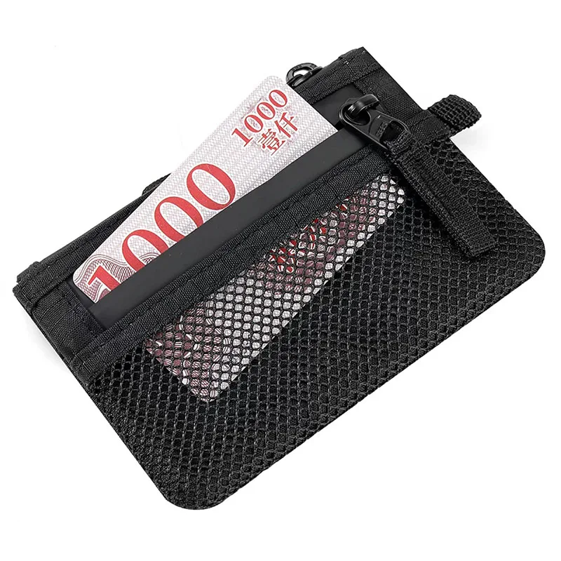 RFID Anti-Theft X-Pac Slim Wallet, Luxury Mini Coin Purse & Key Card Holder, Trendy Youth Small Money Bag