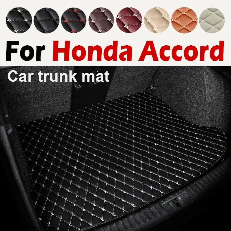 Car trunk mat for Honda Accord Eighth generation 2008 2009 2010 2011 2012 2013 cargo liner carpet interior accessories cover