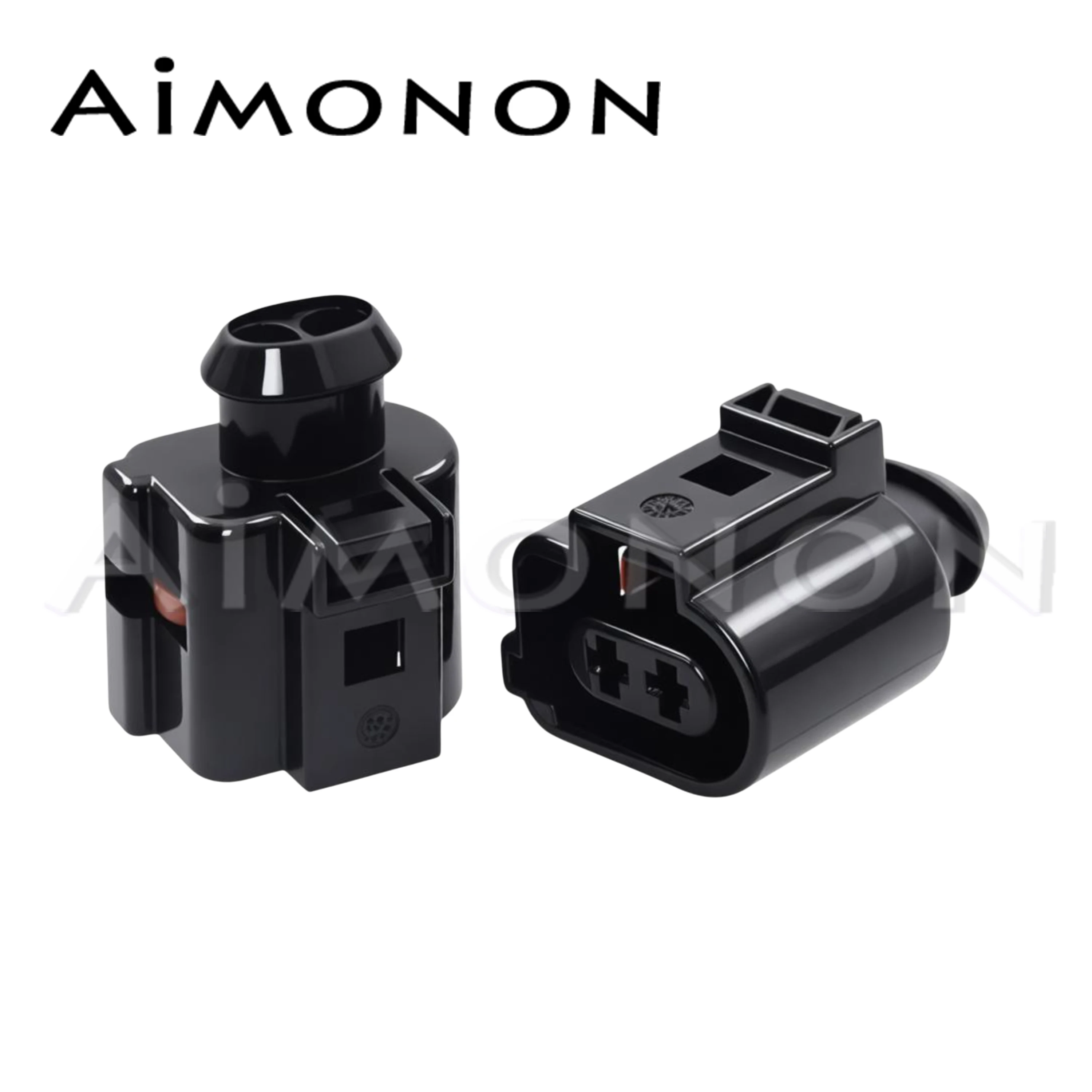 1 Set 2 Pin 1J0973722A Automotive Sensor Wire Harness Connector Socket Waterproof Electrical Horn 3.5MM Female Plug