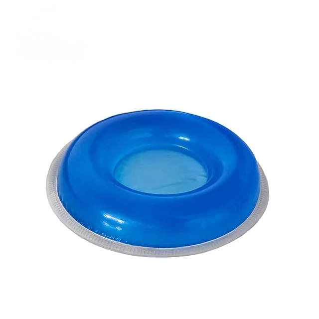 Medical Supine Doughnut Head Gel Positioning Pad Blue Model 20*7*5cm Pressure Sores Rehabilitation Therapy Supplies
