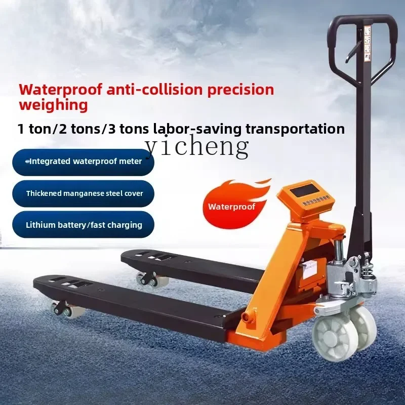 

TQH Electronic Forklift Scale Waterproof Forklift 1 Ton 2 Ton 3 Ton Scale Earth Cattle Weigher Hydraulic Manual Truck