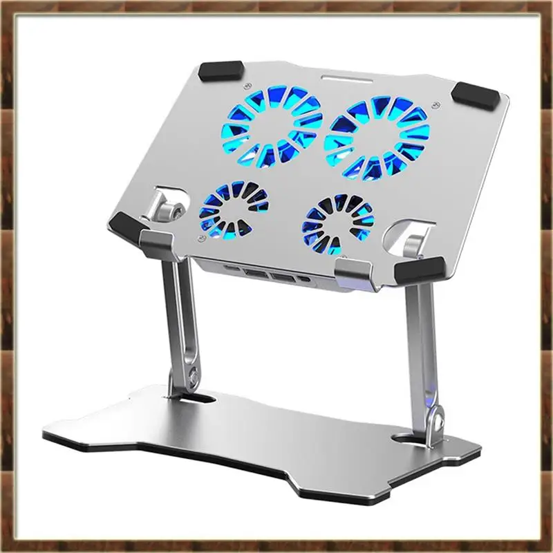 A48T Laptop Cooling Pad Adjustable Aluminum Stand Portable Laptop Holder For All Tablets