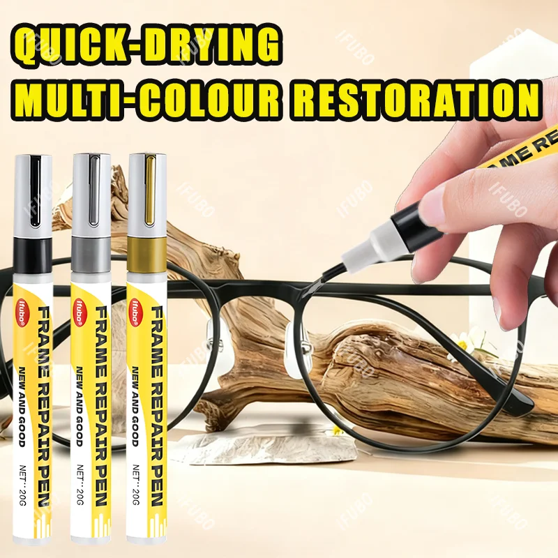 Caneta de Reparo IFUBO 20g - Restauração Rápida Multicolorida para Óculos, Janelas, Portas e Superfícies Metálicas com Arranhões
