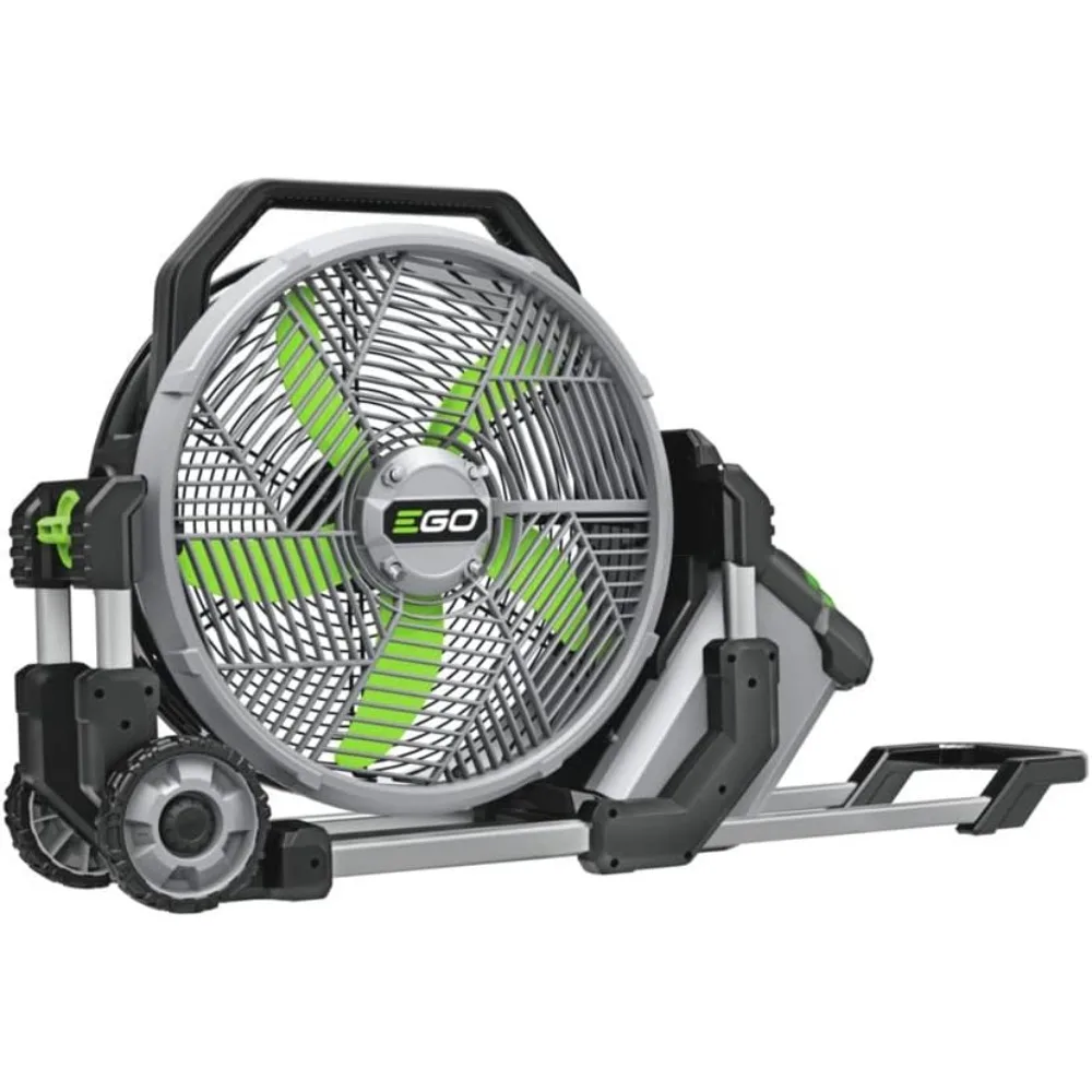 00 18-Inch 5 Speed 20MPH Portable Misting Fan, Battery and Charger Not Included, Black