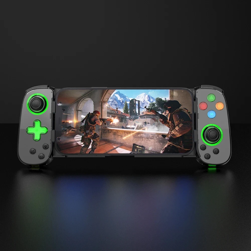 D7 Gamepad Stretchable Joystick Game Controller For Switch/Pc/Ios/Ps4 Support Six Axis Android Phones Bluetooth Wireless Gaming