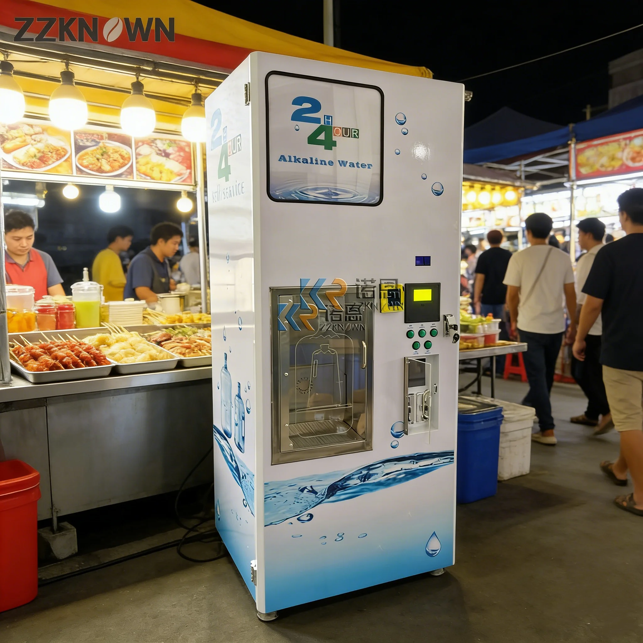 

Customized Hot Sale Self Sale Purified Water Purification Water Ro Drinking Water Vending Machine Shipping By Sea To Seaport