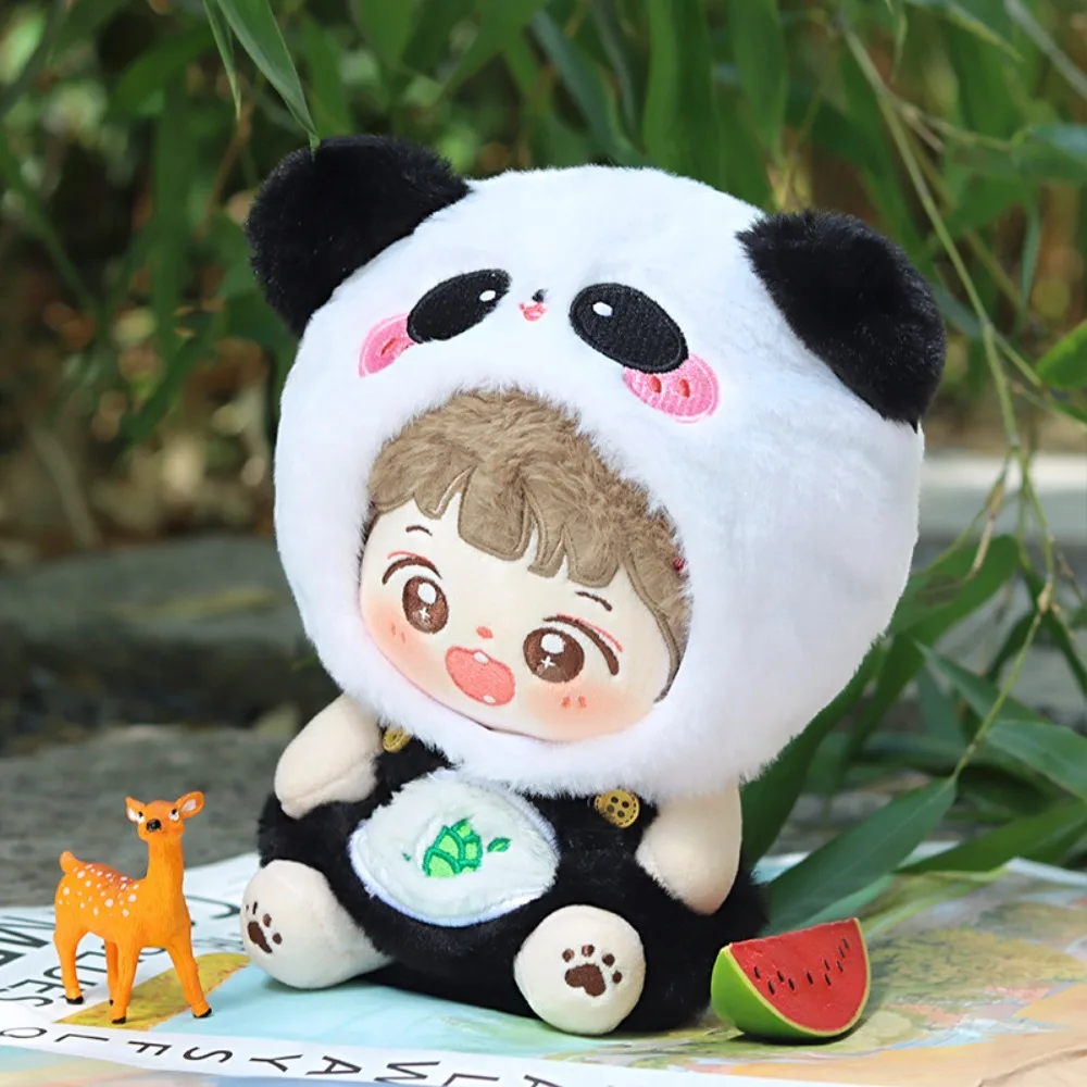 2PCS/SET Plush Dolls Clothes Fox Frog Panda Cat Hand-made Doll Overalls Multiple Styles DIY Mini Rompers Children Toys