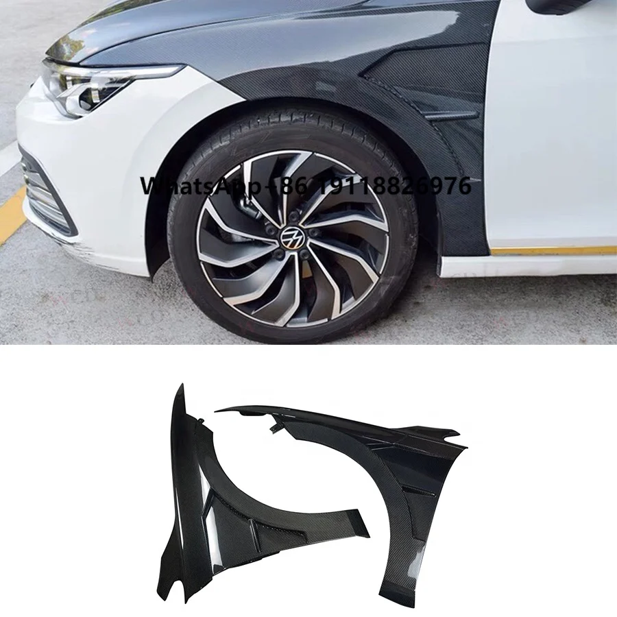 

High Quality Front Fender Body Kit for Golf 8 Mk8 R-line GTI 2021+ Front Bumper Side Fender Flares Panel Bodykit