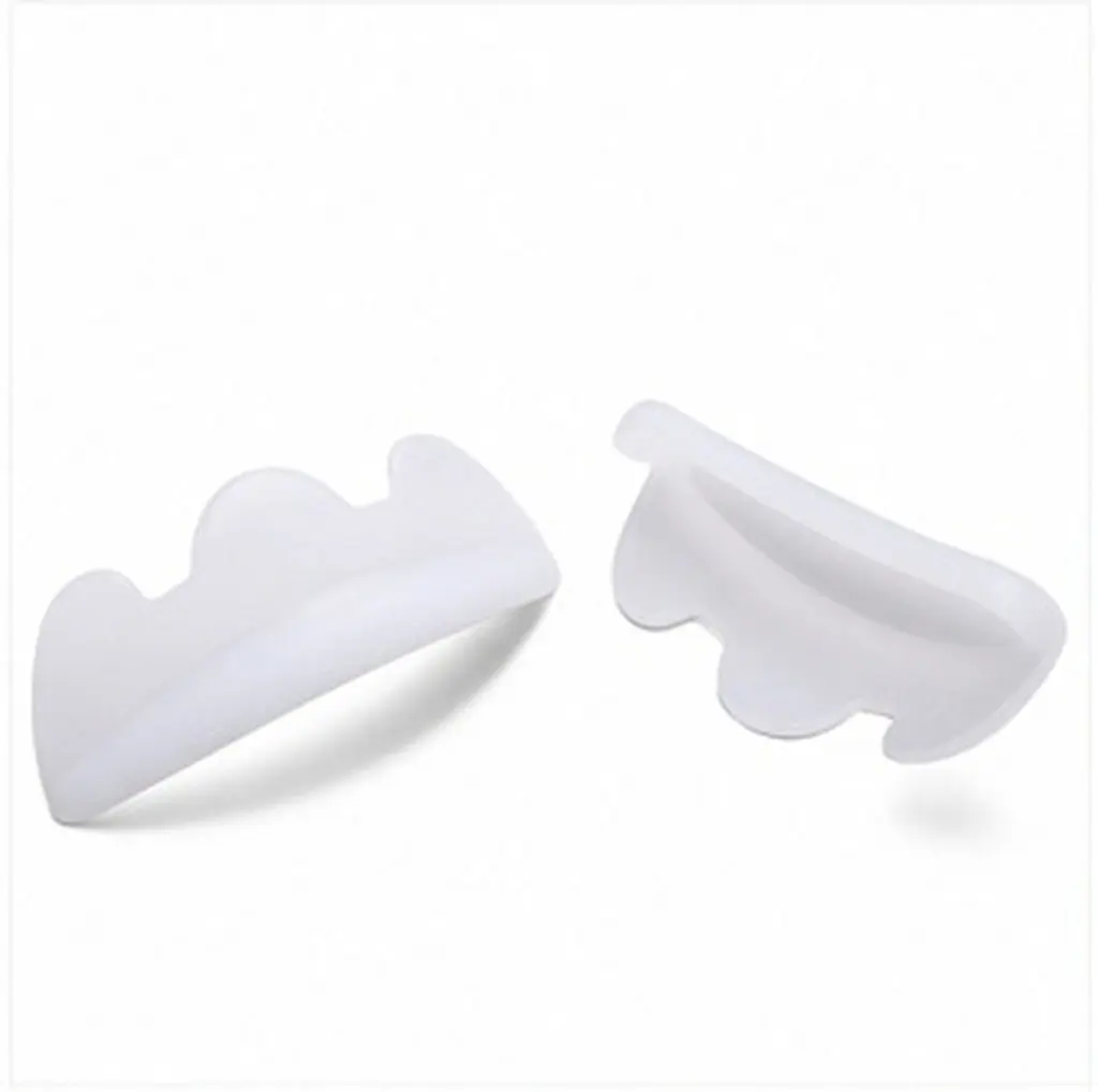 5 Pairs Soft Silicone Eyelash Curler Pads with Straight Grooves for Precise Lash Alignment