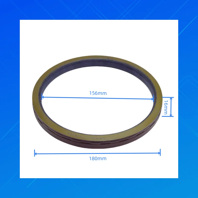 

OEM: CR 551959.Size 156x180x16mm,DMHUI NBR+FKM high-quality oil seals,It is interchangeable with part numbers 4531748and4448426.