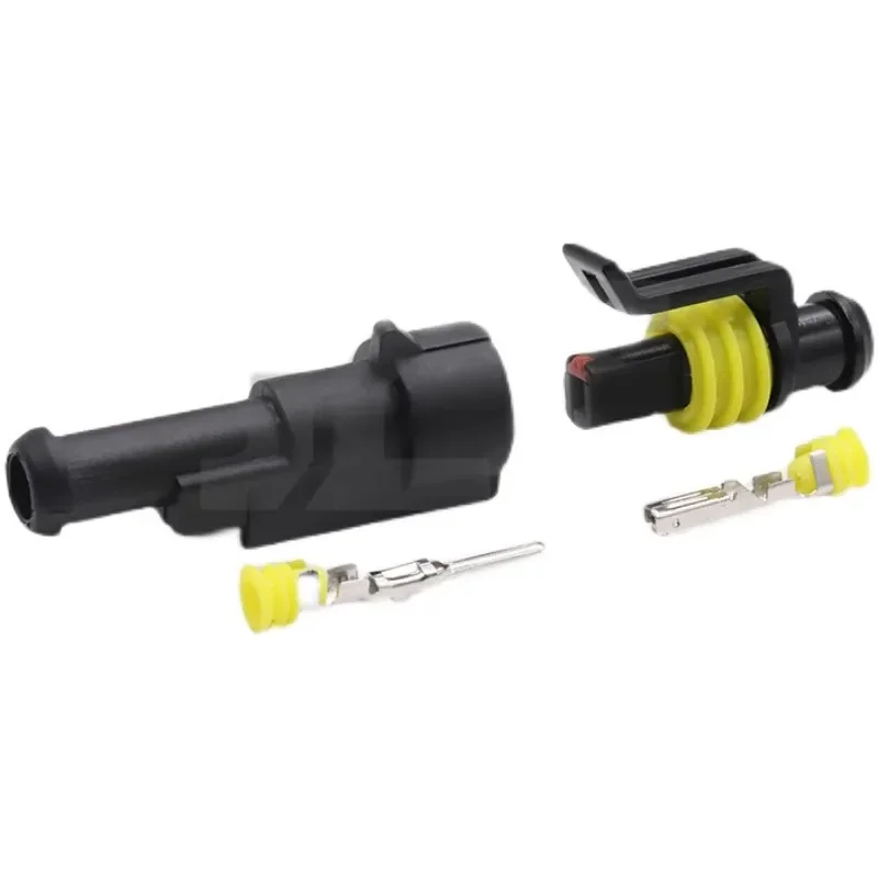 Car waterproof connector 2-core wire joint air docking 3P car temperature resistant plug 4-core male and female plug