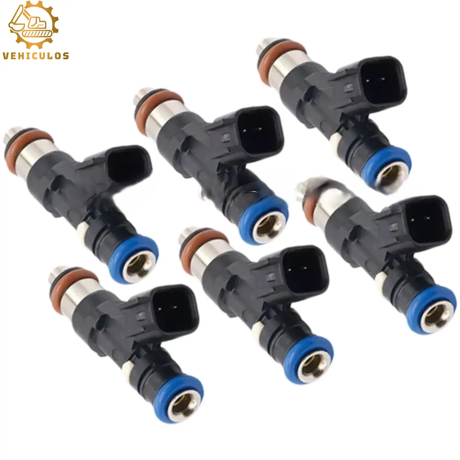 

0280158154 VEHICULOS 6PC Fuel Injectors For Saturn Outlook Buick GMC 2007-10 3.6L Car Engine Replacement Parts 3 Months Warranty