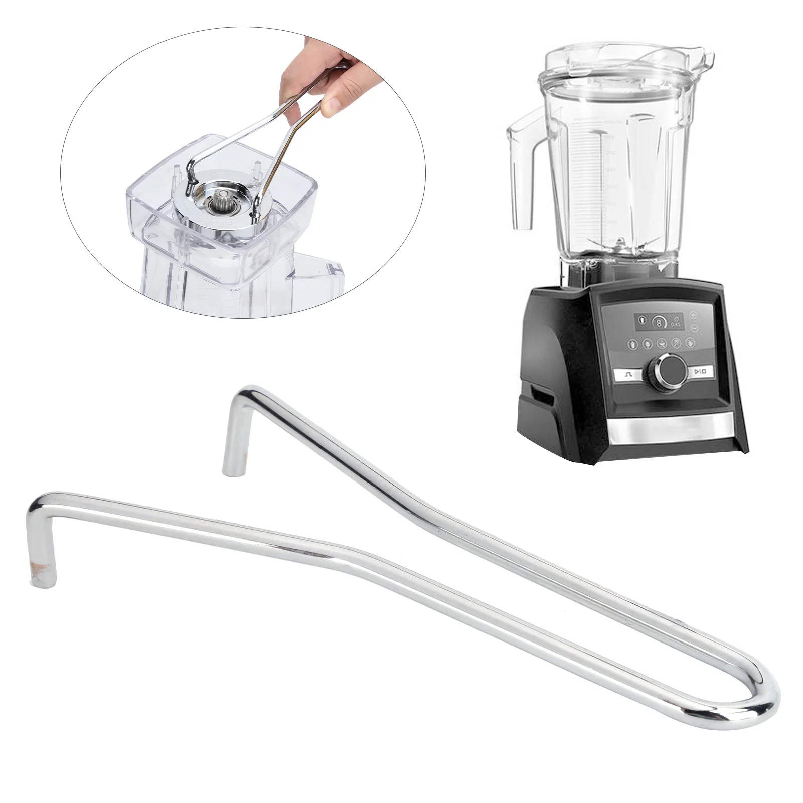 Blender Wrench Tool Stainless Steel Wrench Retainer Repairing Tool Parts Fit for Vitamix 64oz Blender Wrench Wrench for Vitamix