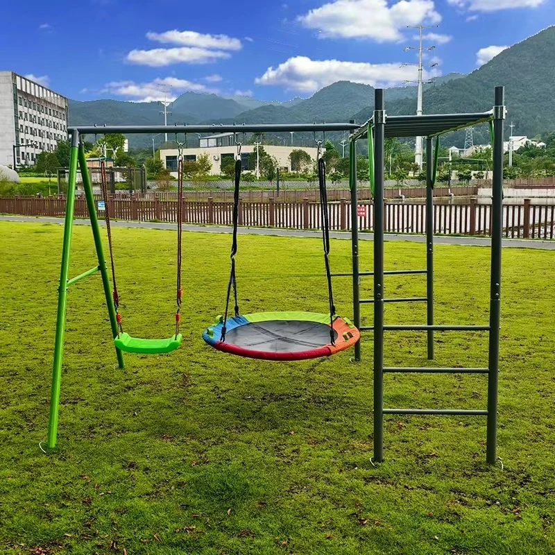 

Outdoor Entertainment Metal Monkey Bar Family Adult Home Garden Trampoline Park Theater