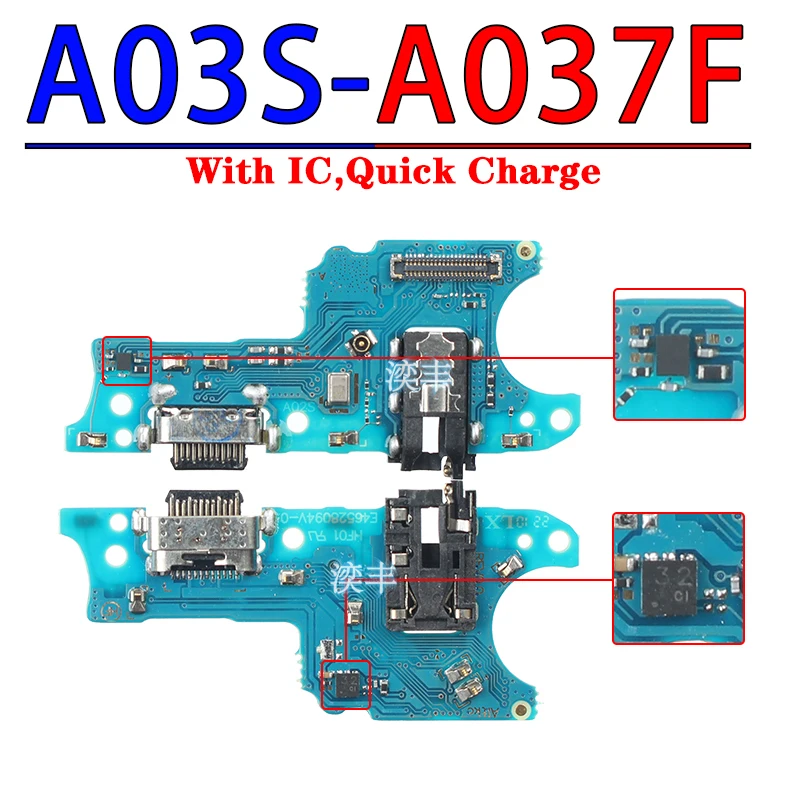 Charging Board For Samsung Galaxy A03 Core A03S A13 A23 A33 A53 A04E A04S A14 A24 A34 A54 4G 5G USB Dock Connector Fast Port