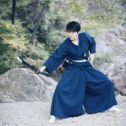 Martial Arts Clothing Kendo Uniforms 2 Piece Sets Kendo Aikido Hapkido Martial Arts Keikogi and Hakama Suit Men Women Adult