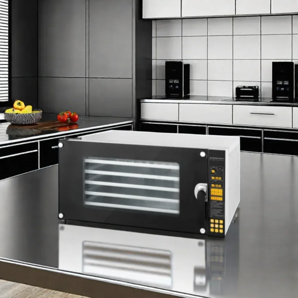 Global Popular Fast Food Chains Restaurant Kitchen Equipment New Computer Board Control Perspective Convection Oven Retail
