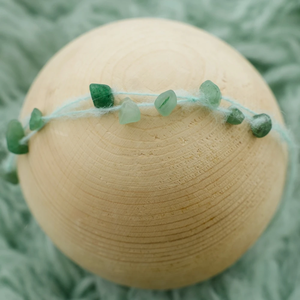 Sombrero verde, envoltura y almohada para fotografía de recién nacido, ropa de bebé niña, accesorios para Sesión de fondo de estudio infantil