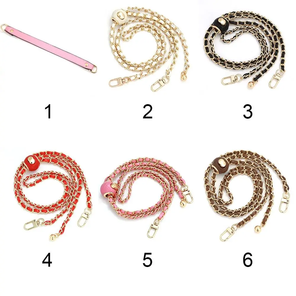 Small Metal Bag Chain Golden Balls Chain Adjustable Length Strap Replacement Shoulder Strap Non-fading Chain