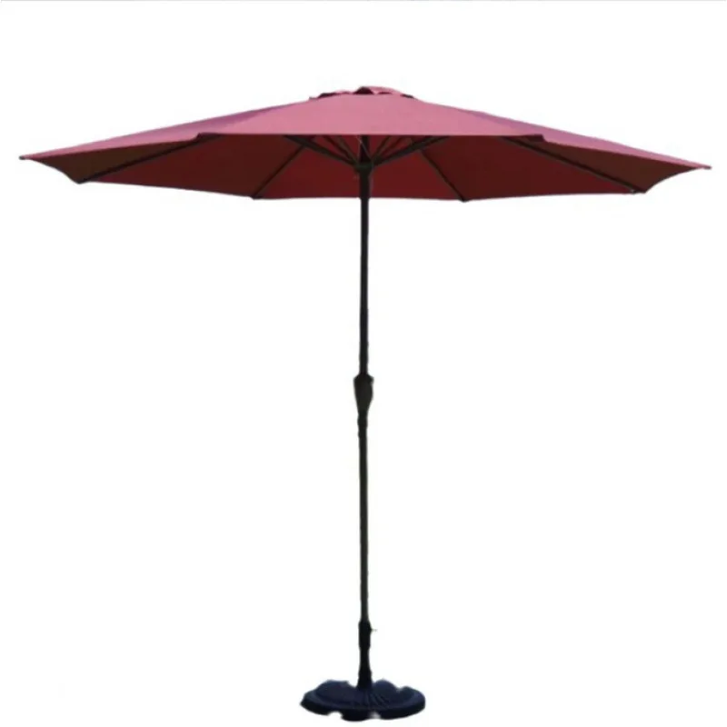 Fotografia 5: Conjunto de mesa, cadeira e guarda-sol para pátio externo, ideal para lazer ao ar livre em cafés de chá com leite.
