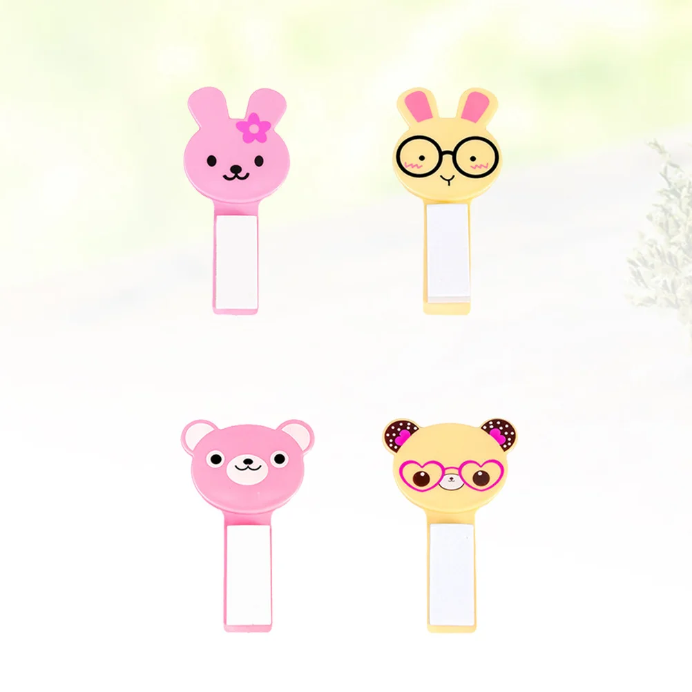 

4 шт. подъемник для унитаза красочный практичный дизайн животных ручка подъемник для сиденья для унитаза защита от микробов домашний отель для использования в ванной комнате